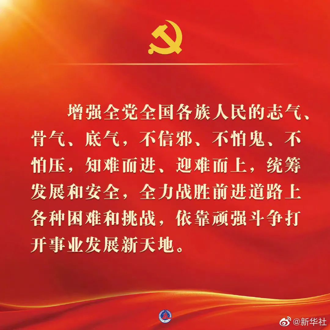 党的二十大报告金句
