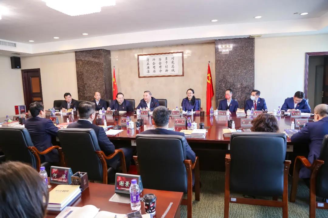 中国上市公司协会会长、中国企业改革与发展研究会会长宋志平一行莅临龙8唯一官网调研指导