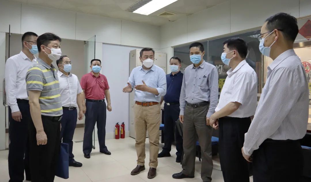 省国资委党委委员、二级巡视员张绳道带队到龙8唯一官网督导疫情防控、安全生产和一季度生产经营情况